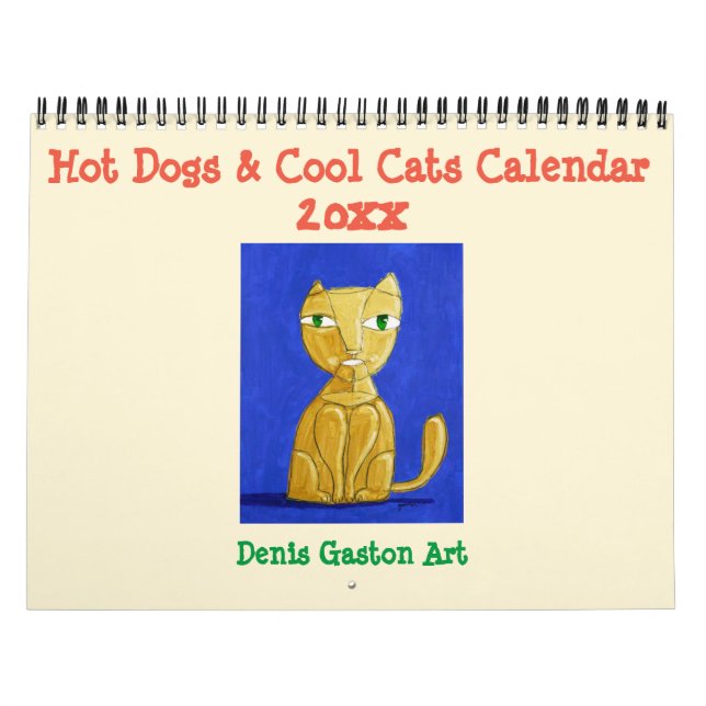 Chiens chauds et chats Cool Calendrier 2020 (Protection)