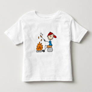 Chiens chauds torréfiés de camping Tshirts et cade