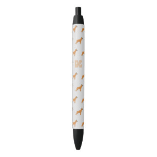 Chiens de boîte Motif Stylo monogramme