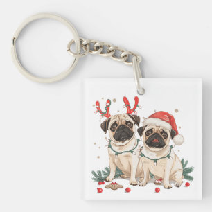 Chiens de Carlin de Noël