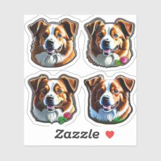 Chiens de collection de stickers