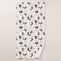 Chiens de Dachshund et Bones mignons pattes