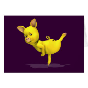 Chiens de danse jaunes