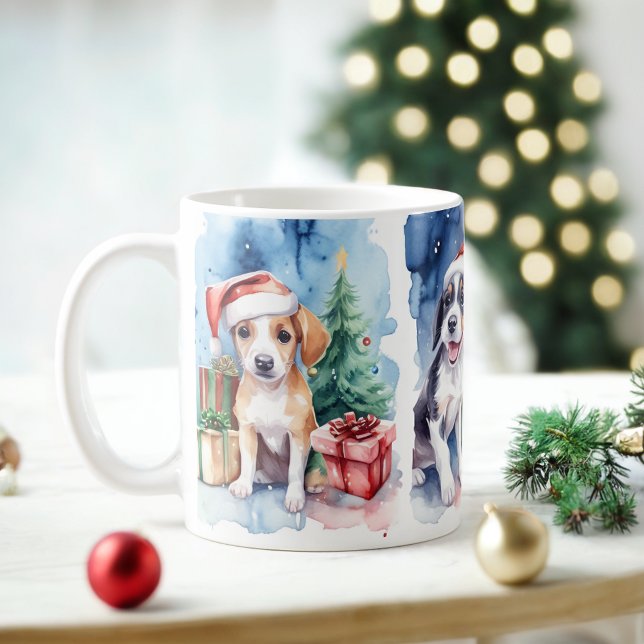 Chiens de fête Mug de Noël (Créateur téléchargé)