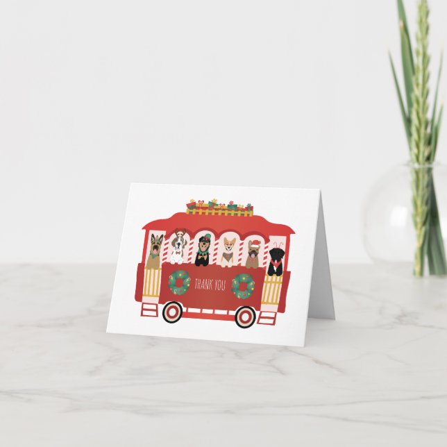 Chiens de Noël Merci Trolly (Devant)