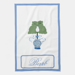 Chiens de Staffordshire Pickleball Décor Serviette