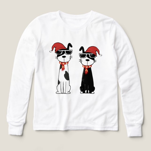 Chiens d'hiver cool (Motif recto)