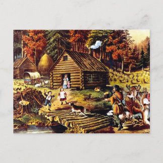 Chiens et fourches - Carte postale