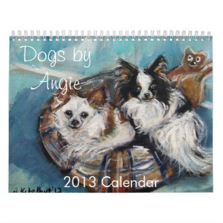 Chiens par le calendrier d'Angie 2013