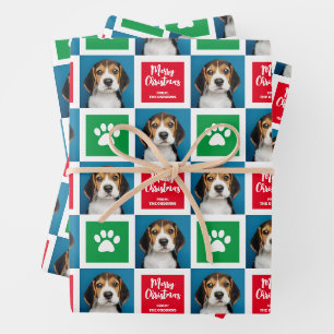 Chiens personnalisables Papier d'enveloppement de 