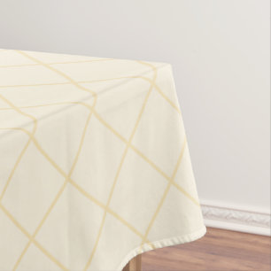 Chiffon- Gelb der Zitrone quadriert Tischdecke