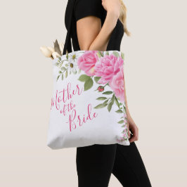 Chiffon Pink Roses Mutter der Braut Tasche