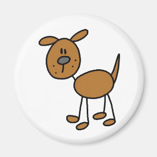 Chiffre Brown aimant de bâton de chien