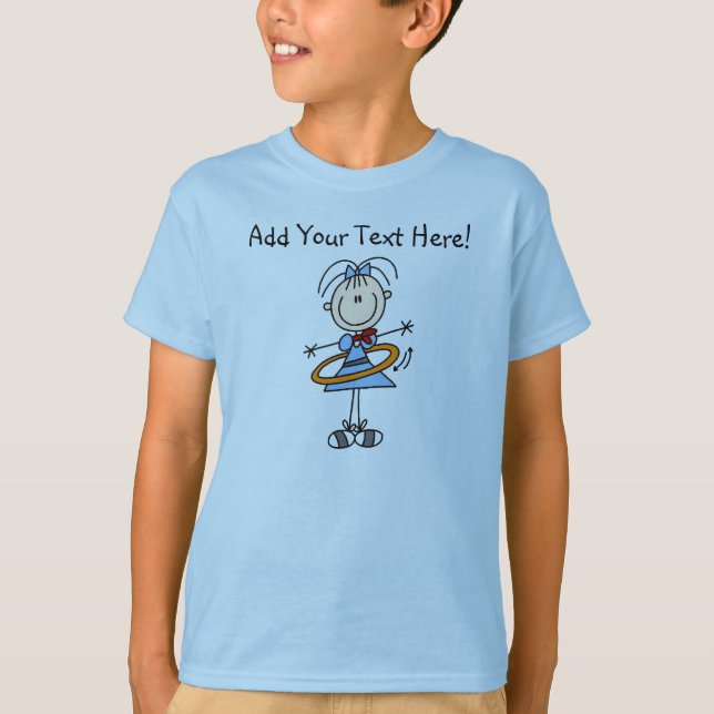 Chiffre customisé T-shirt de bâton de cercle de (Devant)