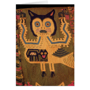 Chiffre de laine d'un jaguar, culture de Paracas