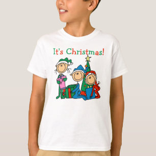 Chiffre enfants de bâton c'est T-shirt de Noël