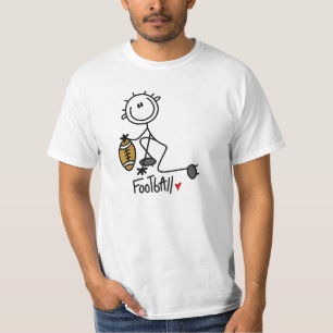Chiffre T-shirt de bâton de valeur de joueur de