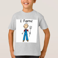 Chiffre T-shirts et cadeaux de bâton d'agriculteur