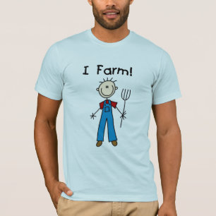 Chiffre T-shirts et cadeaux de bâton d'agriculteur