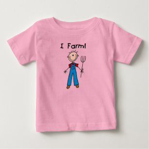 Chiffre T-shirts et cadeaux de bâton d'agriculteur