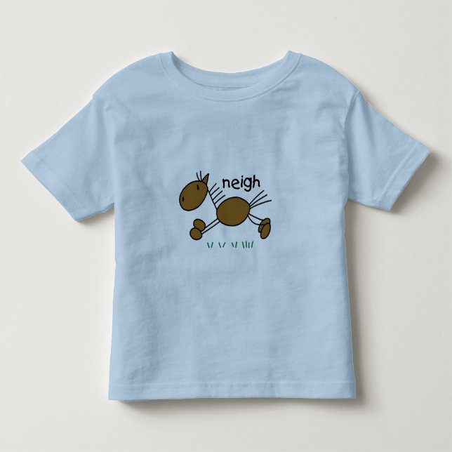 Chiffre T-shirts et cadeaux de bâton de cheval (Devant)