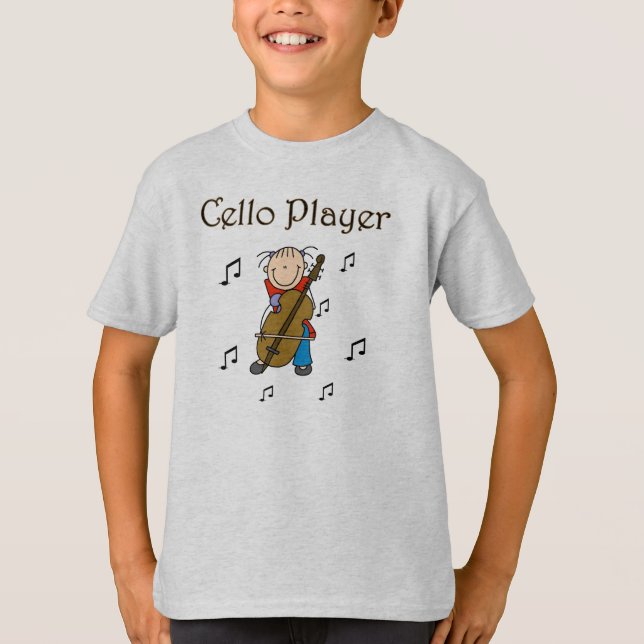 Chiffre T-shirts et cadeaux de bâton de joueur de (Devant)