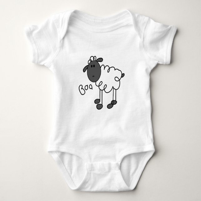 Chiffre T-shirts et cadeaux de bâton de moutons (Devant)