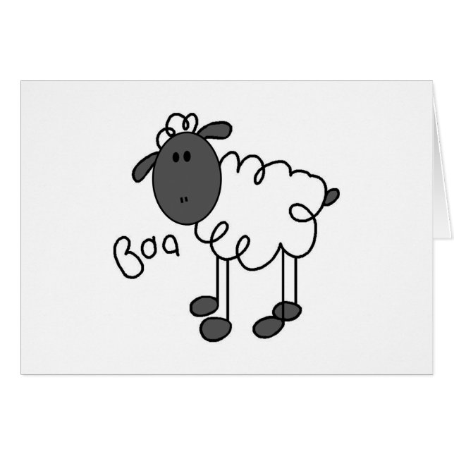 Chiffre T-shirts et cadeaux de bâton de moutons (Devant horizontal)