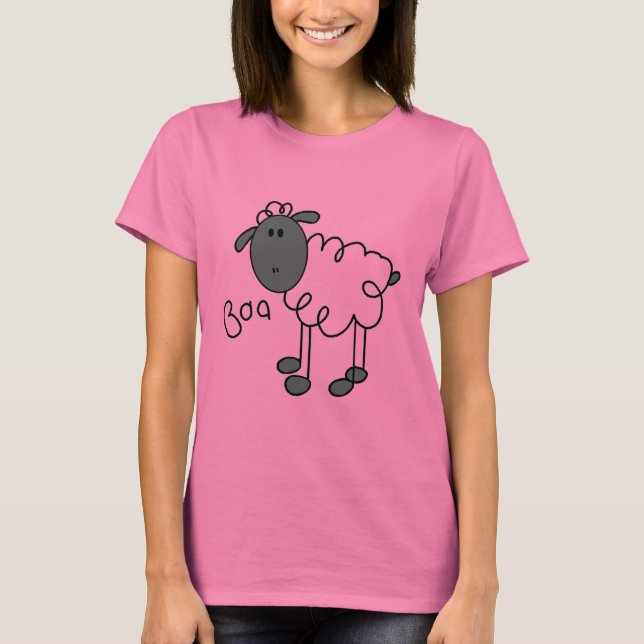 Chiffre T-shirts et cadeaux de bâton de moutons (Devant)