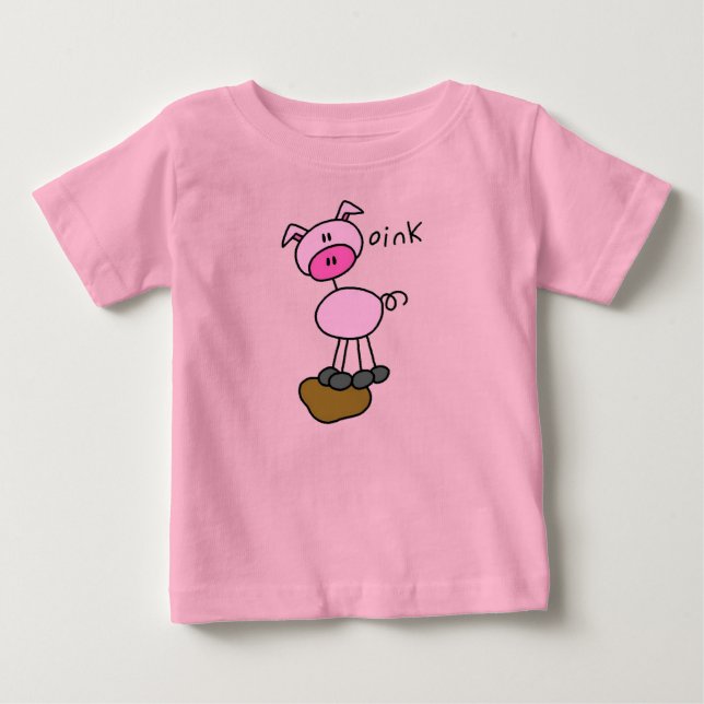 Chiffre T-shirts et cadeaux de bâton de porc (Devant)
