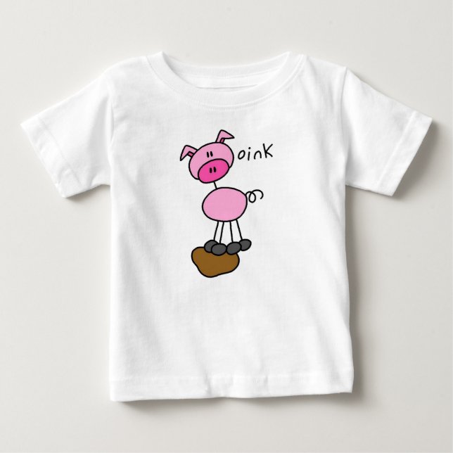 Chiffre T-shirts et cadeaux de bâton de porc (Devant)
