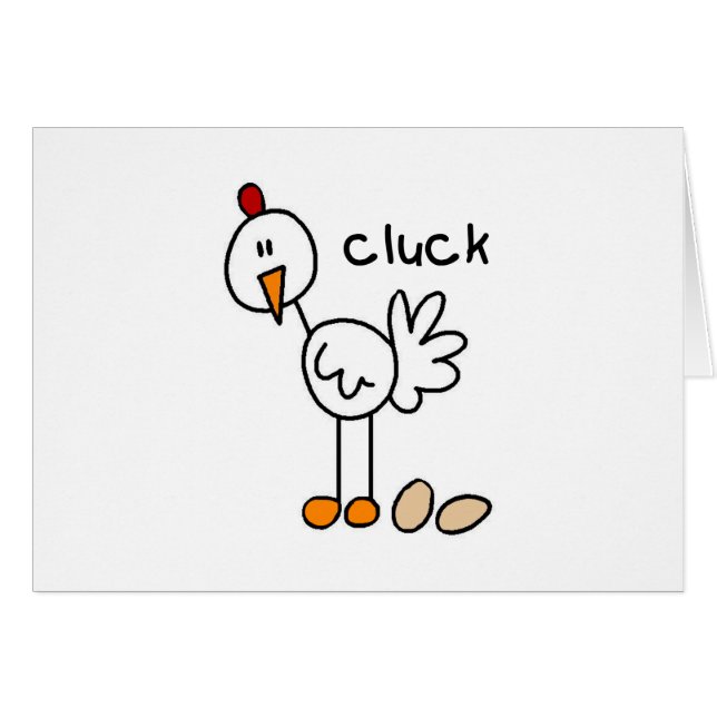 Chiffre T-shirts et cadeaux de bâton de poulet (Devant horizontal)