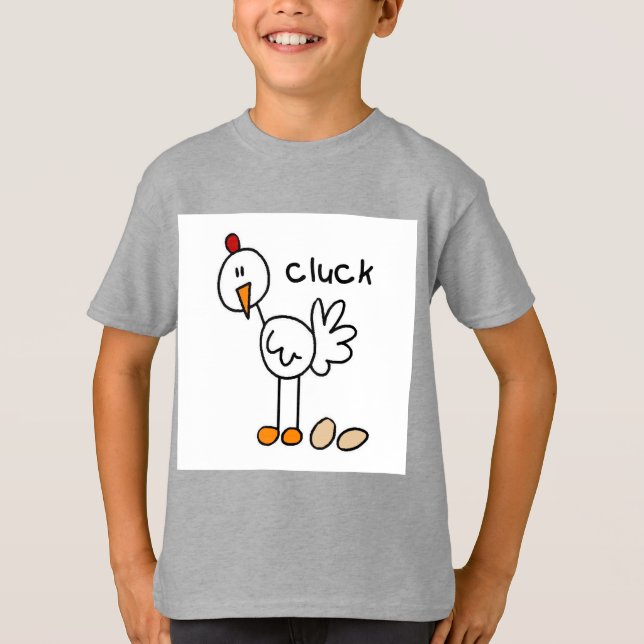 Chiffre T-shirts et cadeaux de bâton de poulet (Devant)