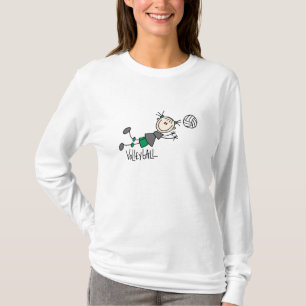 Chiffre T-shirts et cadeaux de bâton de volleyball