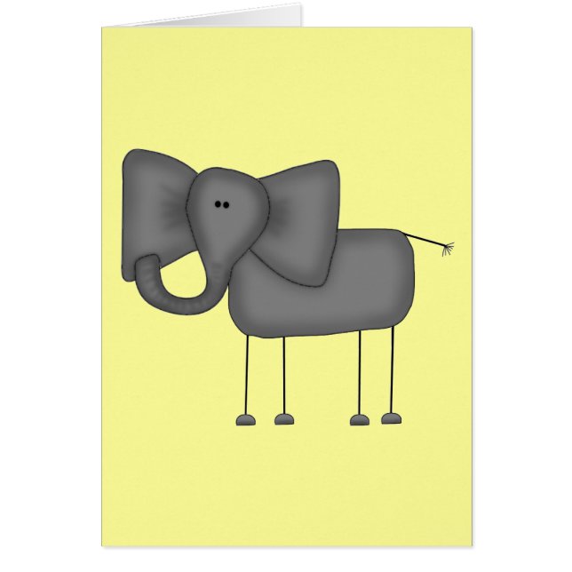 Chiffre T-shirts et cadeaux de bâton d'éléphant (Devant)