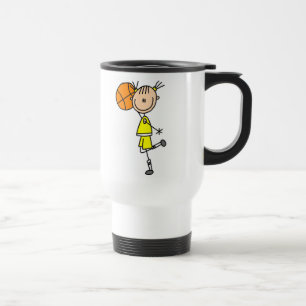 Chiffre tasse de bâton de basket-ball