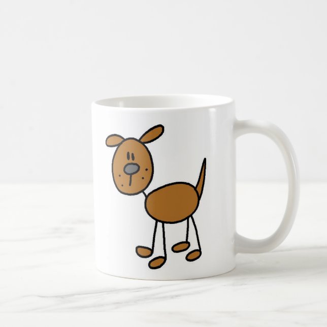Chiffre tasse de bâton de chien (Droite)