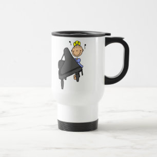 Chiffre tasse de bâton de piano