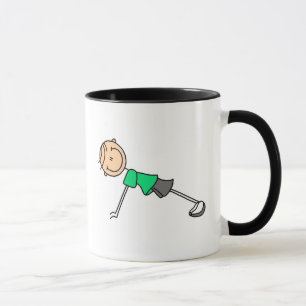 Chiffre tasse de bâton de pousées