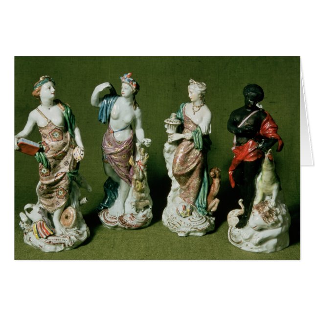 Chiffres de porcelaine de Plymouth des quatre (Devant horizontal)
