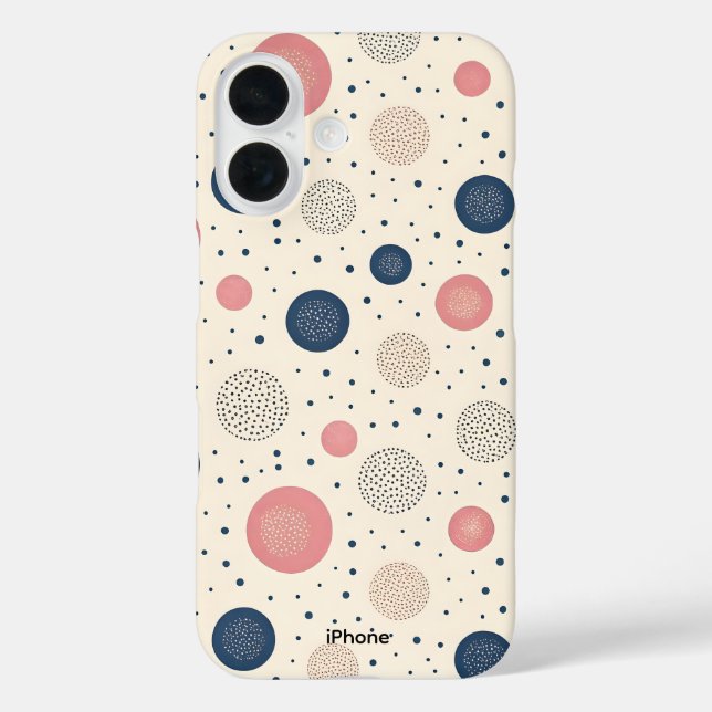 Chiffres Pop Candy iPhone 16 Coque (Verso)