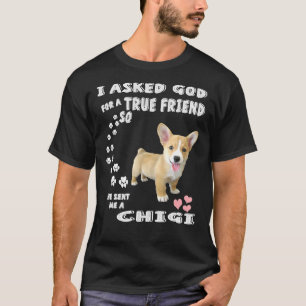 Chigi Dog Costume Corgi Chihuahua Mama Vater Chigi T-Shirt