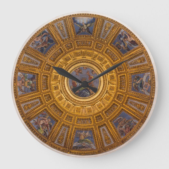 Chigi Kapelldom, Santa Maria del Popolo, Rom Große Wanduhr (Vorderseite)