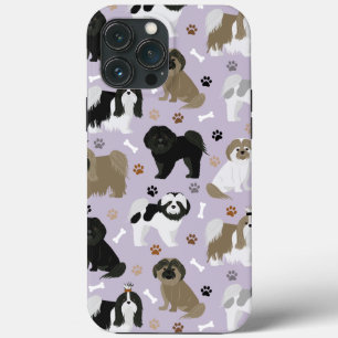 Chih Tzu Chiens Paws et Bones Coque-Mate coque iph