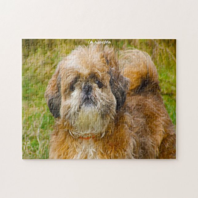 Chih Tzu Dog Jigsaws. Jigsaw Puzzle (Horizontal)
