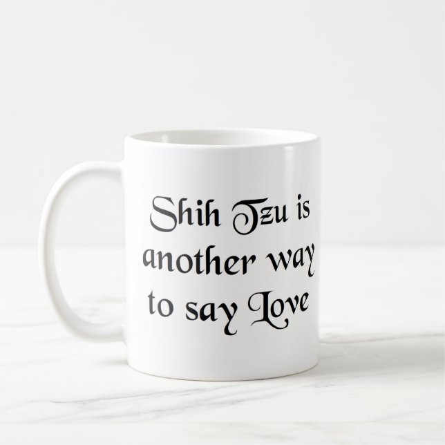 chih tzu tzu tasse à café (Gauche)