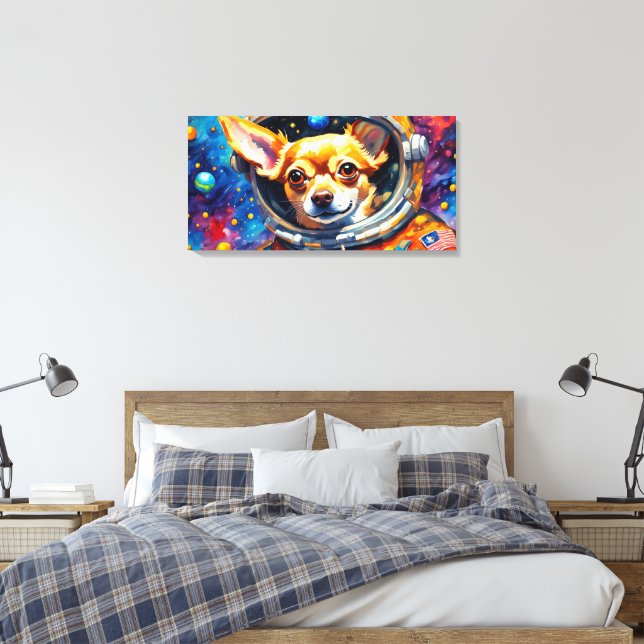 CHIHUAHUA 5 LEINWANDDRUCK (Insitu (Schlafzimmer))