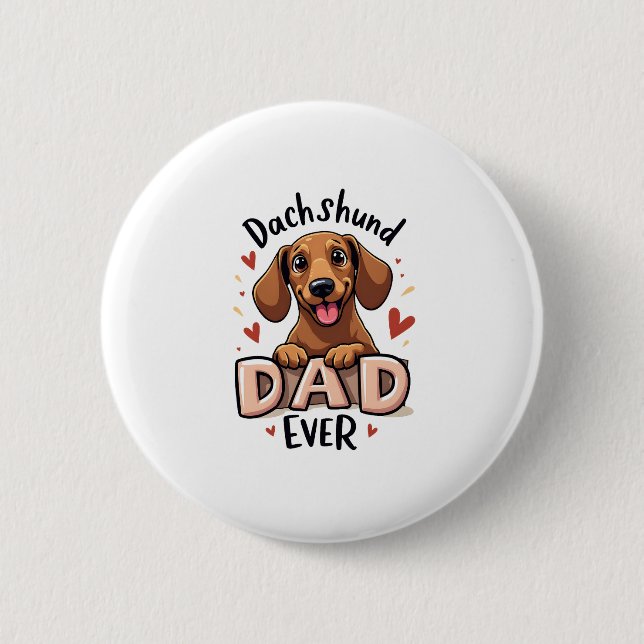 Chihuahua Abstrakte Malerei Farbe Niedlicher Hund Button (Vorderseite)