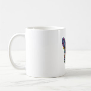 Chihuahua Abstrakte Malerei Farbe Niedlicher Hund Kaffeetasse