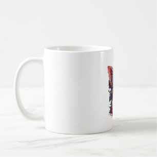 Chihuahua Abstrakte Malerei Farbe Niedlicher Hund Kaffeetasse
